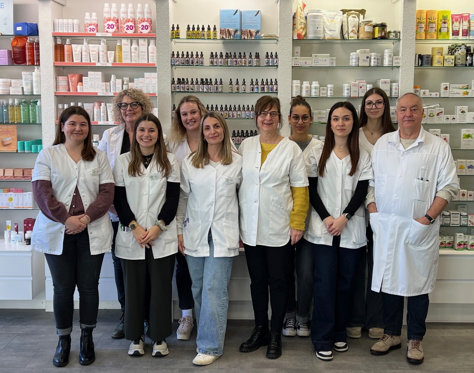 Equipe de la Pharmacie St-Roch à La Tour-de-Trême